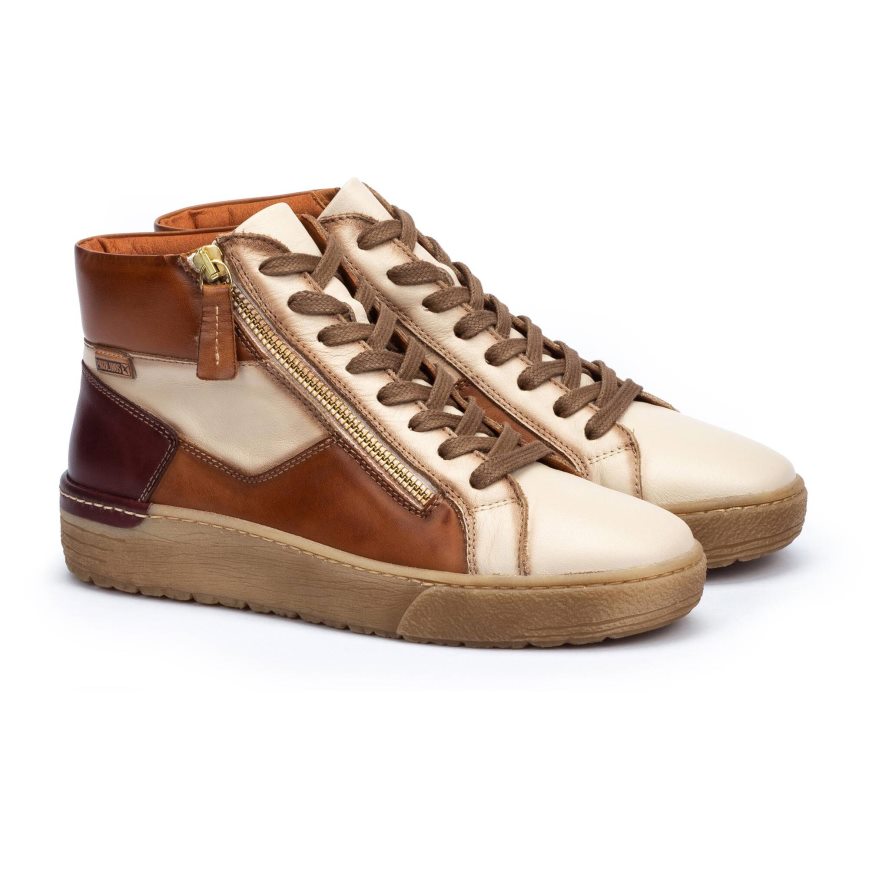 Women's Pikolinos VITORIA Sneakers Brown | NZ L598172